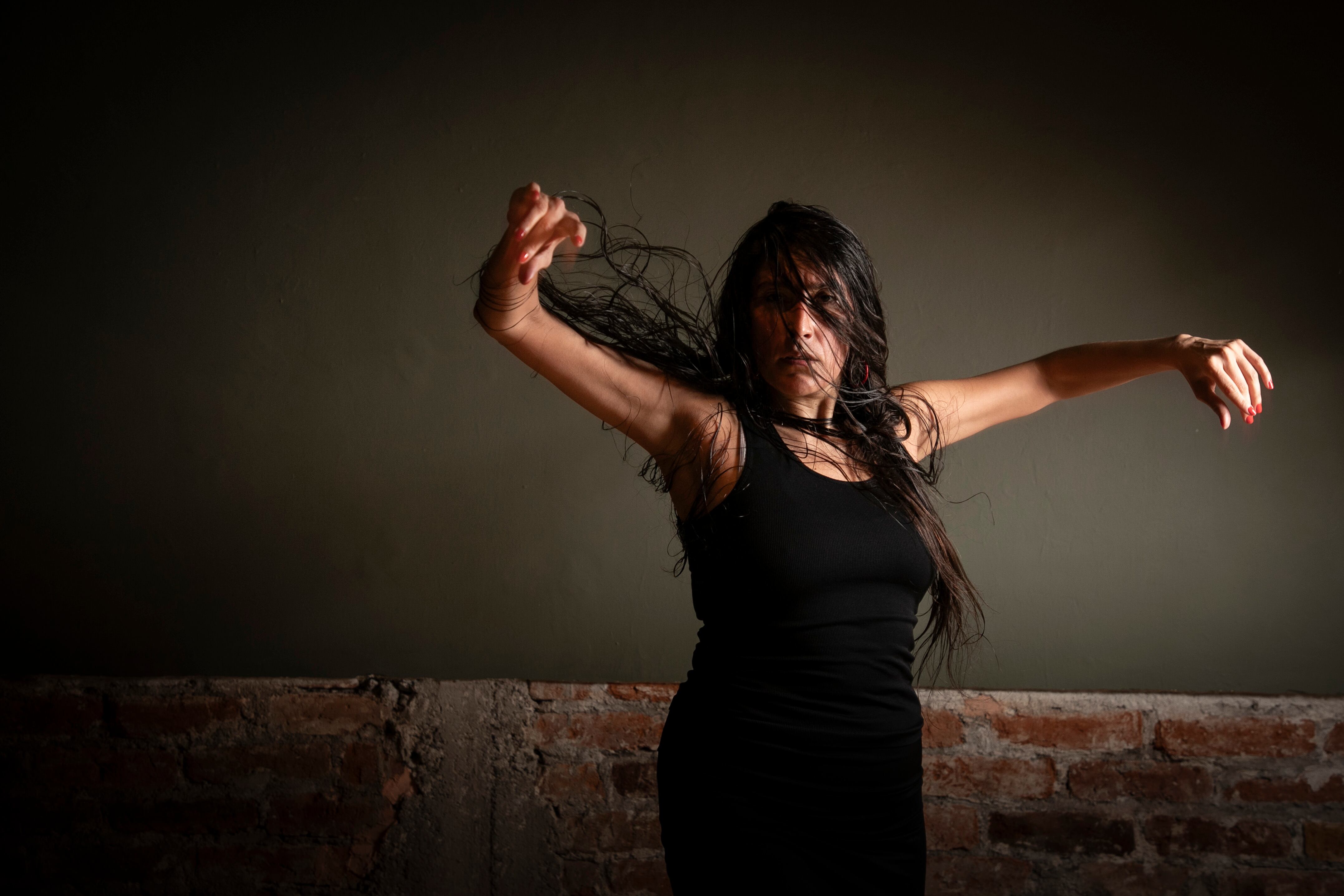 Paulina Flores en su estudio en la Ciudad de México, el 11 de junio.