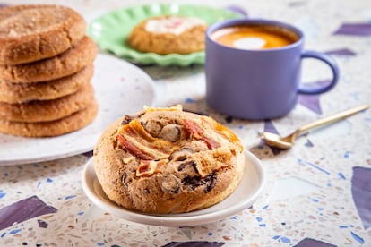 Galleta de tocino con chocochips de La Galletería, en Ciudad de México.