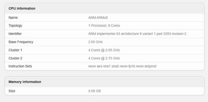 Posible hardware del futuro Samsung Galaxy A37 visto en la prueba de rendimiento Geekbench
