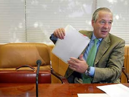 Ricardo Romero de Tejada, en agosto, ante la comisión de investigación de la Asamblea de Madrid.