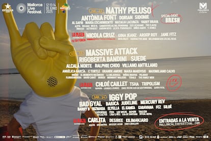 Cartel promocional de la octava edición del Mallorca Live Festival.