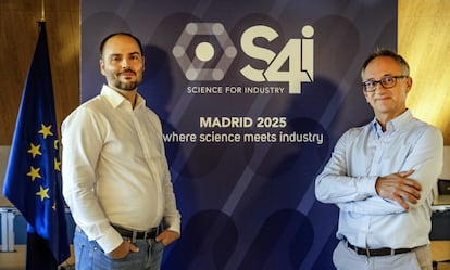 Alberto Díaz, fundador de BeAble, y Félix Zamora, vicerrector de Transferencia, Innovación y Cultura de la UAM