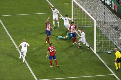 Jugada del gol de Sergio Ramos.