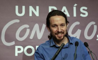 El líder de Podem, Pabllo Iglesias.