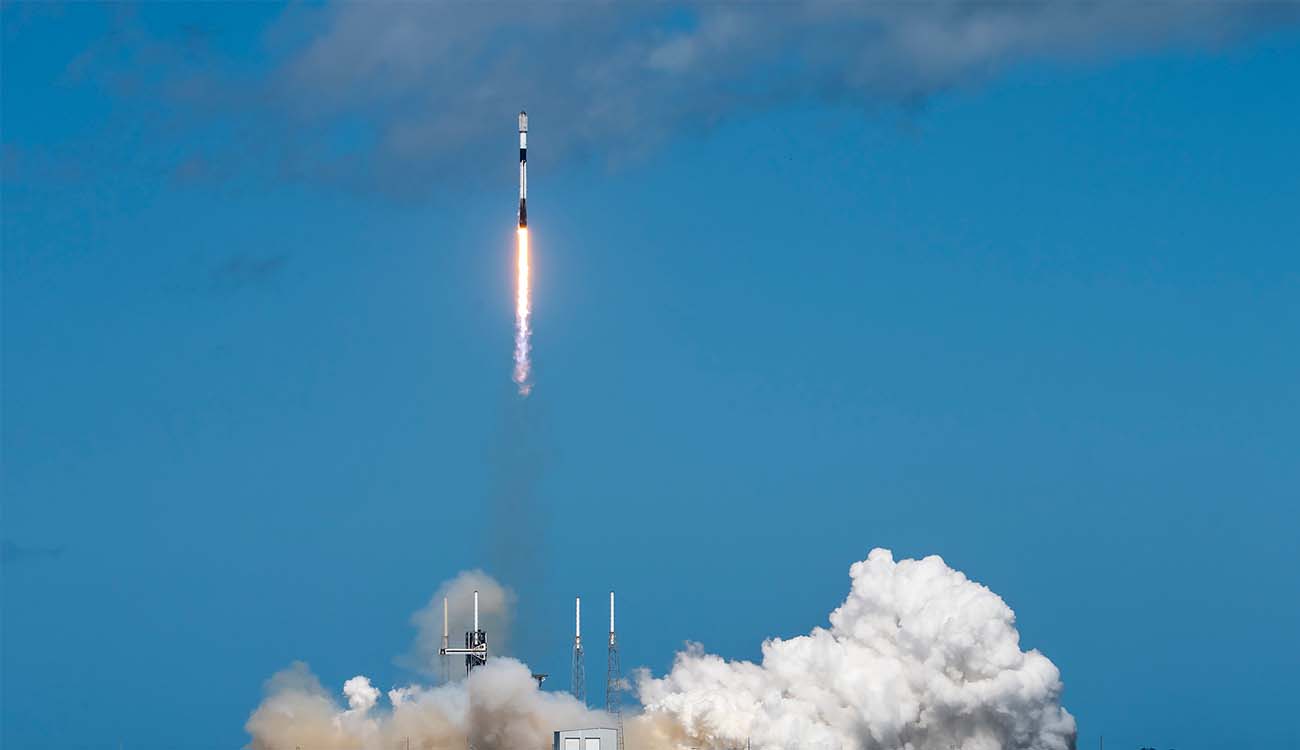 Lanzamiento de SpaceX con satélites de Starlink