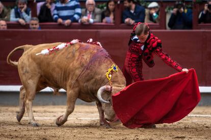 Javier Cortés, al natural, el pasado 2 de mayo en Madrid.