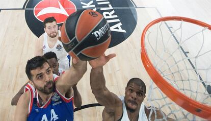 Imagen del partido Anadolu-CSKA en la 'ultima Final Four.  