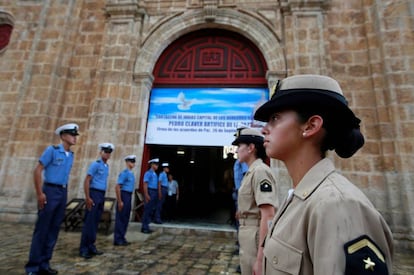 Iglesia a la que acudir&aacute; el presidente Santos tras firmar el acuerdo con las FARC, en Cartagena