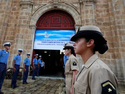 Iglesia a la que acudir&aacute; el presidente Santos tras firmar el acuerdo con las FARC, en Cartagena