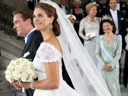 Al detalle: el vestido de novia de Valentino de Magdalena de Suecia