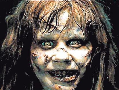 <b>Linda Blair en su papel de la niña de <i>El Exorcista</i></b>
