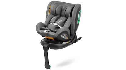 La silla para el coche de la firma Fairgo cuenta con un sistema de protección lateral desplegable.