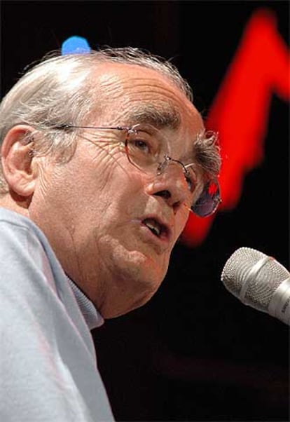 El compositor Michel Legrand, en Montreux.