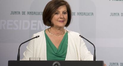 La consejera de Salud, María José Sánchez Rubio.
