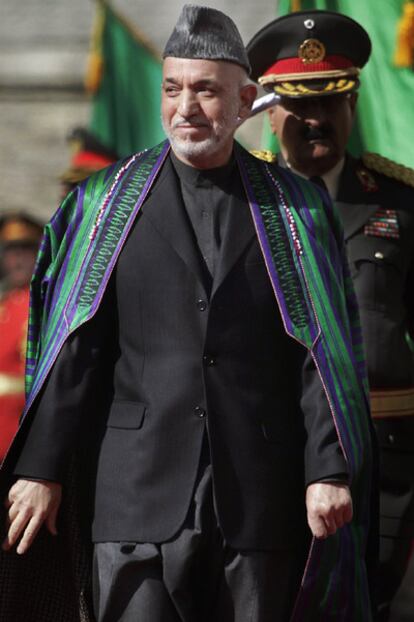 El presidente afgano, Hamid Karzai, el pasado diciembre