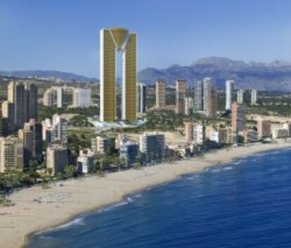 Skyline de Benidorm.