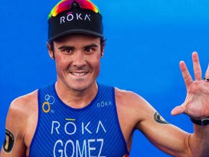 Gomez Noya celebra su quinto mundial