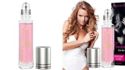 Este perfume, a base de feromonas, sirve para aumentar la atracción en mujeres y hombres.