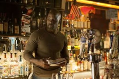 O ator Mike Colter, que vive Luke Cage.