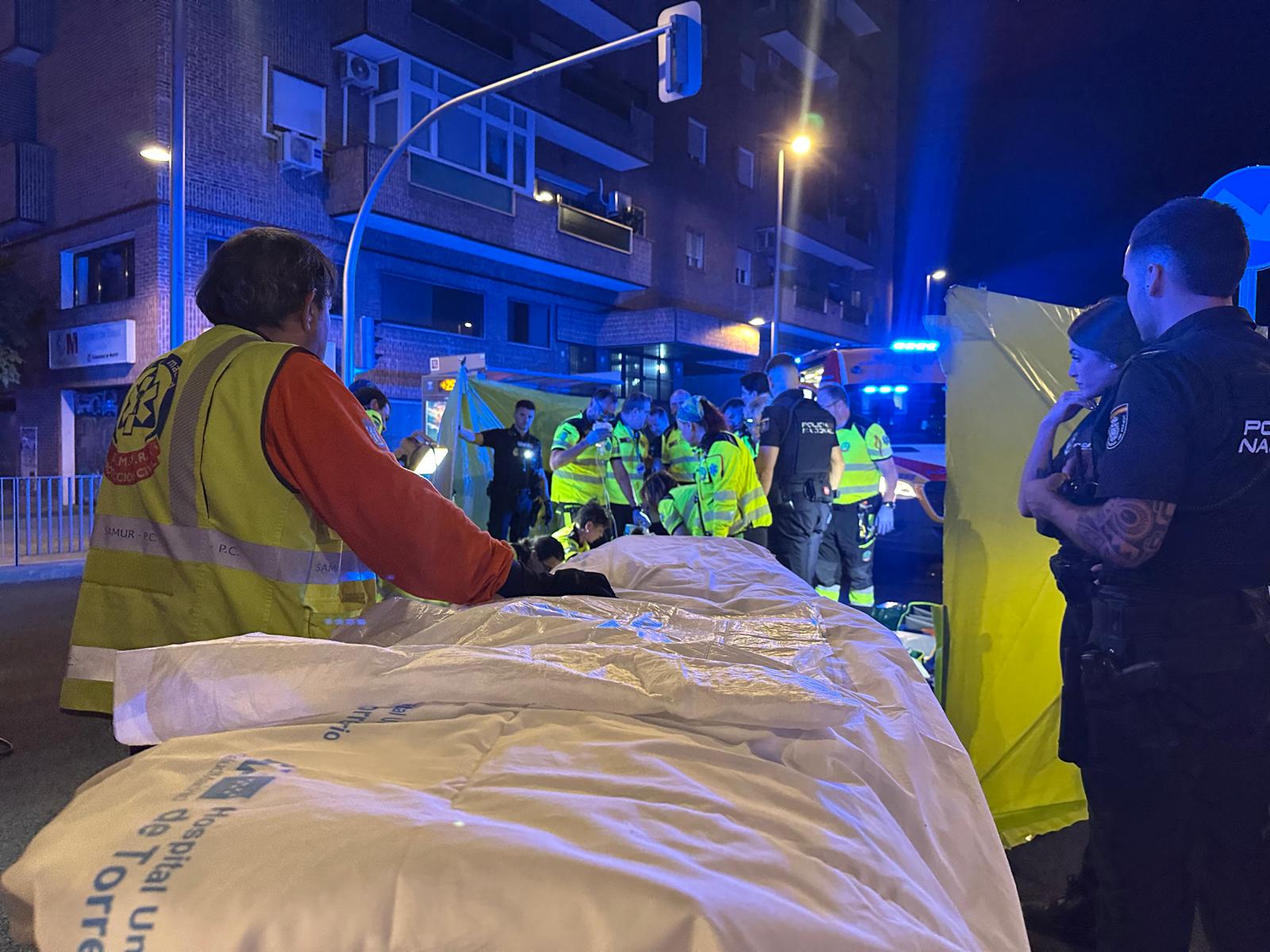 Dos atropellos graves de madrugada en Madrid