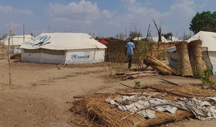 Vista del campo de refugiados de Gorom, en Sudán del Sur, en abril. 