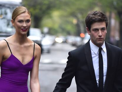 Karlie Kloss y Joshua Kushner en abril de 2016 en Nueva York.