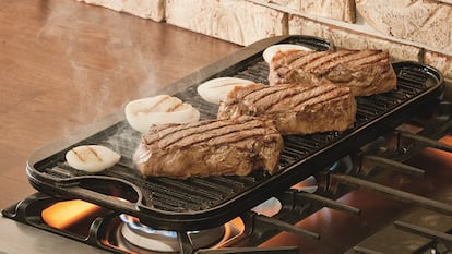 Cocina alimentos a la parrilla y logra un acabado uniforme