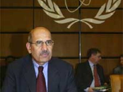 Mohamed El Baradei, durante la reunión del OEA en Viena.