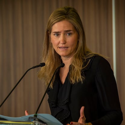DVD 1145. Madrid, 24/01/2023. Encuentro "El Futuro del sector Energetico", organizado por El Pais y KPMG. En la foto, Sara Aagesen, secretaria de Estado de Energia del Gobierno de España. (Foto: JUAN BARBOSA)