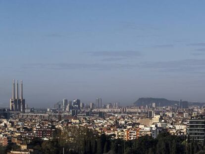 Barcelona, sense contaminació, durant el confinament.