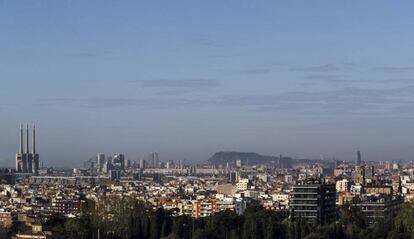 Barcelona, sense contaminació, durant el confinament.