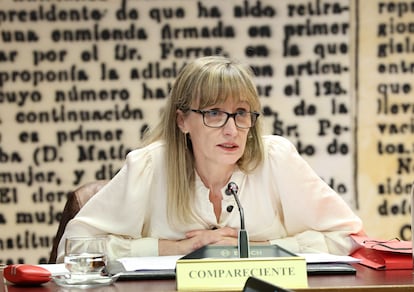 Virginia Barbancho, comparece ante la Comisión de Investigación sobre el ‘caso Koldo’, en el Senado.