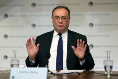 Andrew Bailey, gobernador del Banco de Inglaterra.