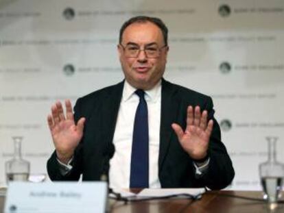 Andrew Bailey, gobernador del Banco de Inglaterra.