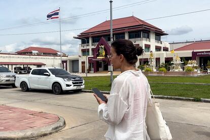 Silvia Bronchalo visita este miércoles a su hijo, Daniel Sancho, en la cárcel tailandesa de Surat Thani.