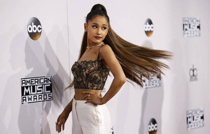 Ariana Grande, en los AMAs el pasado 20 de noviembre.