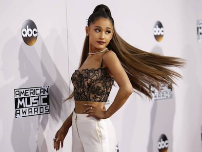 Ariana Grande, en los AMAs el pasado 20 de noviembre.