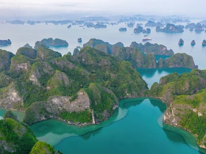 Bahía de Halong, al noreste de Vietnam.