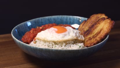 Arroz a la cubana: un clásico minusvalorado.