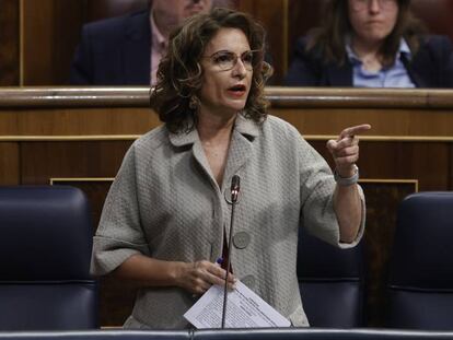 Maria Jesús Montero, ministra de Hacienda y Función Pública.