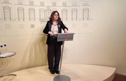 La consejera de Presidencia de la Generalitat, Laura Vilagrà.