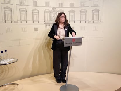 La consejera de Presidencia de la Generalitat, Laura Vilagrà.