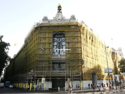 The Bank of Spain headquarters in Madrid.