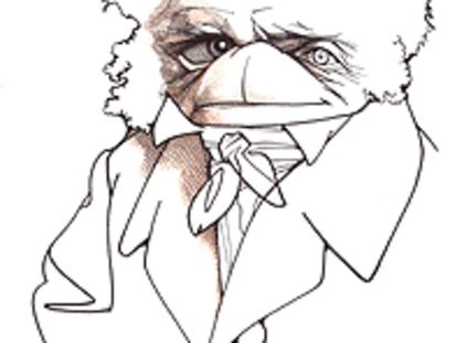 Caricatura de Shopenhauer