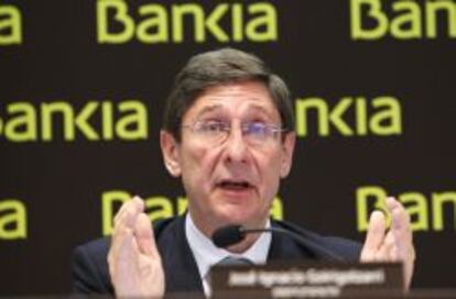 El presidente de Bankia, José Ignacio Goirigolzarri,
