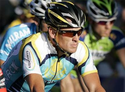 Lance Armstrong, durante la prueba.