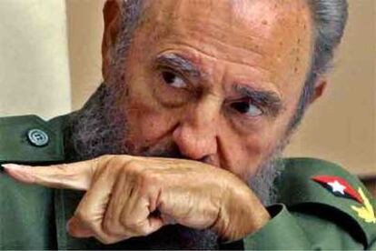 Castro, en una sesión del Parlamento en La Habana el 22 de diciembre de 2005.