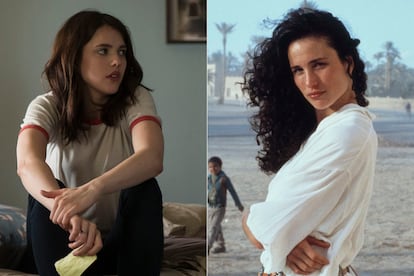 Quién es: Margaret Qualley

	HIja de... Andie McDowell

	Qué hace: Actriz. Apareció fugazmente en Palo Alto (el debut cinematográfico de Gia Coppola) y ha despuntado con The Leftovers, el drama de la HBO basado en la novela de Tom Perrota. Saltará de la tele al cine con Ryan Gosling en The Nice Guy.