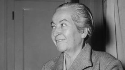 La poeta chilena Gabriela Mistral, en una imagen sin datar.