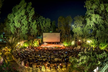 El Kamari Cinema, en Santorini (Grecia).